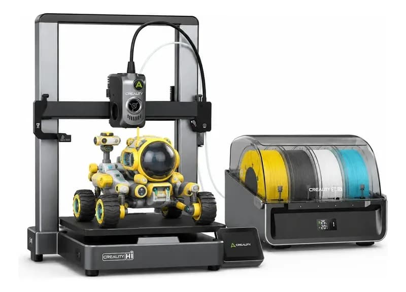 Impressora 3d Creality Hi Combo Fdm Com Cfs Sistema Multicol 127/220v Cinza