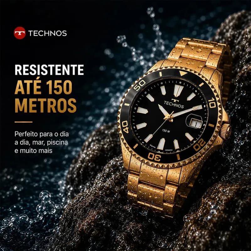 Relógio Technos Masculino 2415EI/1P Acqua 45 Milímetros