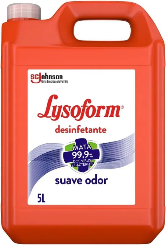 Lysoform, Desinfetante Líquido, Limpeza Casa, 5L