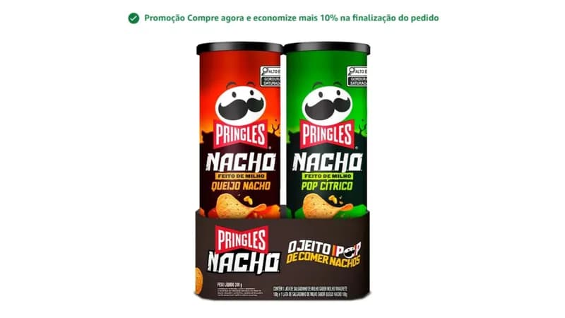 DuoPack Pringles Nacho 200g