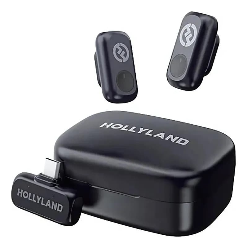 Microfone Hollyland Lark A1 Duo USB-C Preto
