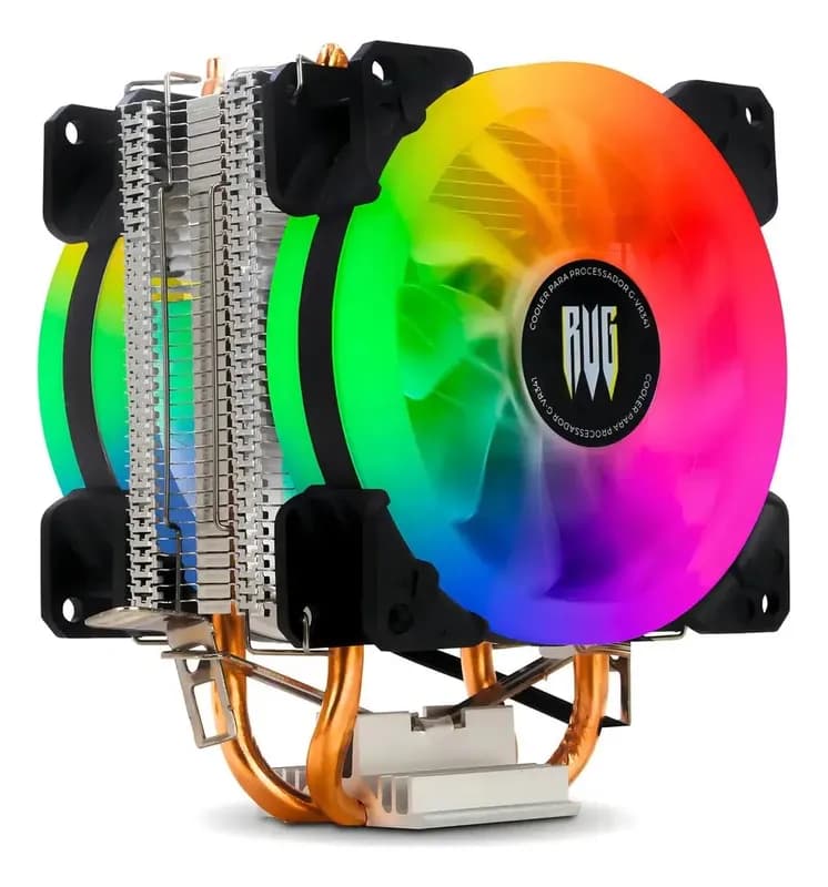 Ventoinha Processador Revenger RGB 120W Intel LGA AMD AM4 AM5 Gamer Silencioso