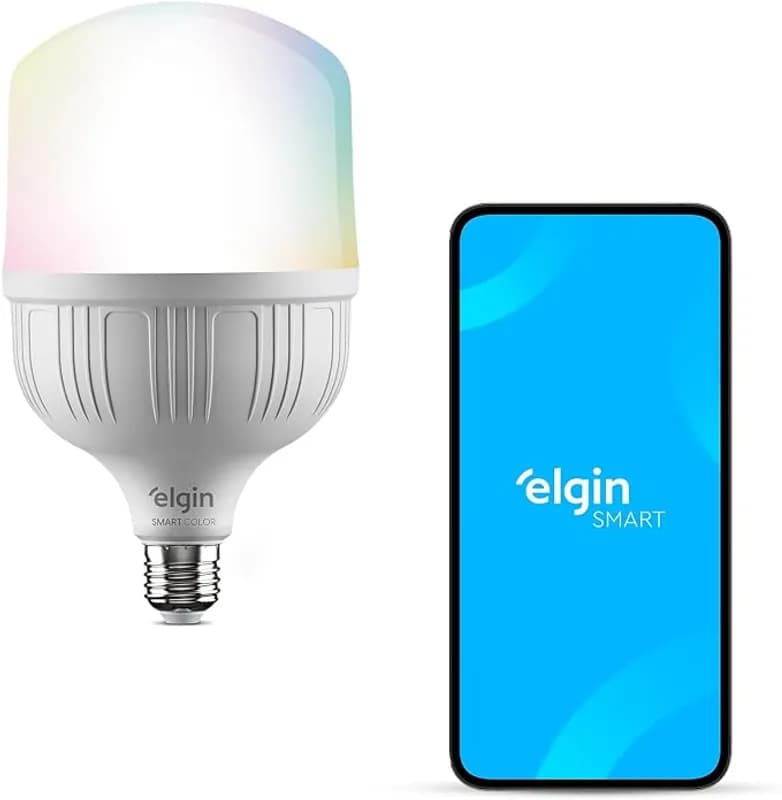Lâmpada Inteligente Elgin 20W RGB Wi-Fi