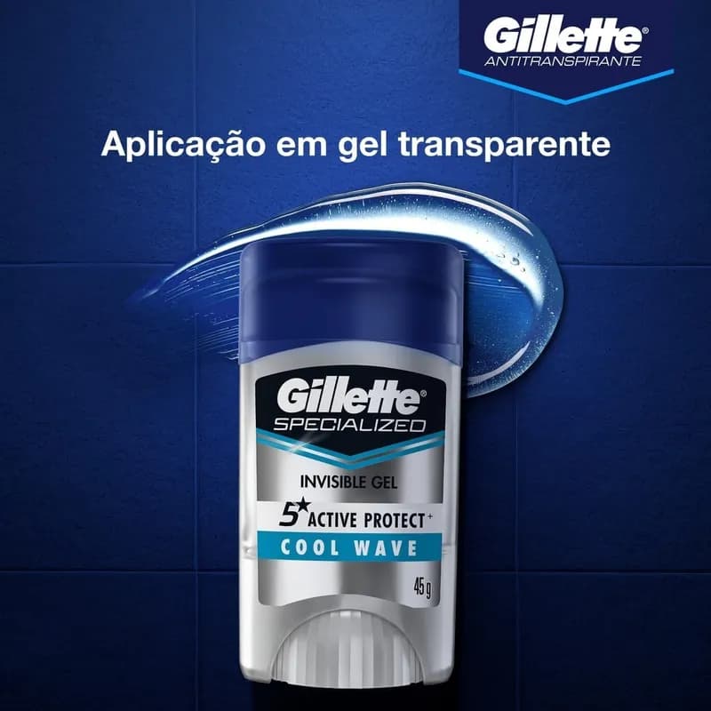 Gillette Desodorante Antitranspirante em Gel Cool Wave