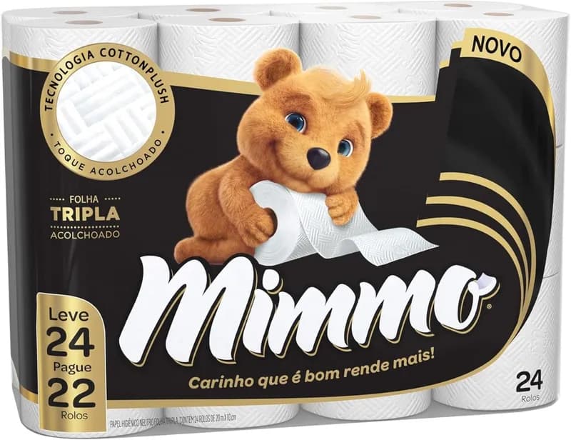 Mimmo Papel Higiênico Folha Tripla