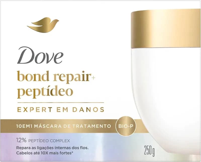 Dove Máscara Capilar 10 em 1 Bond Repair + Peptídeo 250g