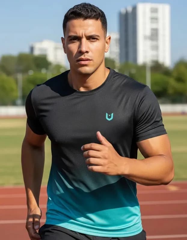 Camiseta Dryfit Masculina para Academia e Treino com Proteção UV+