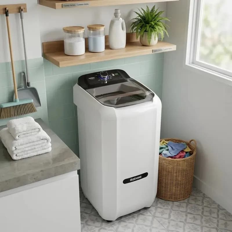 Tanquinho Itatiaia 10kg Lavadora Semiautomática Branca 127v