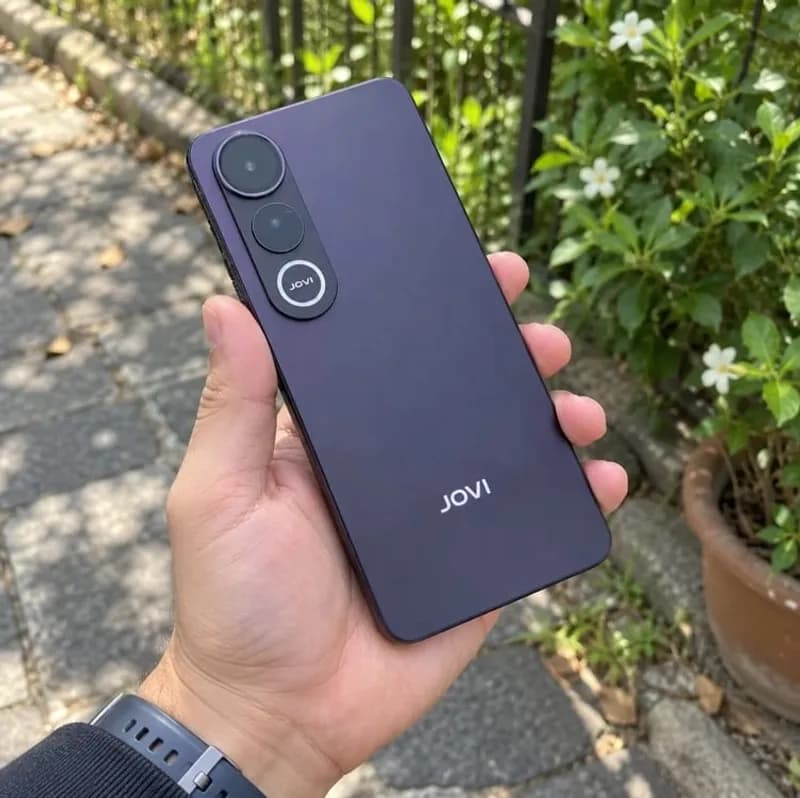 Smartphone JOVI V50 Lite 5G 256GB 8GB RAM Câmera 50MP AMOLED 6.77" 6500mAh 90W Android 15 - Preto Eclipse