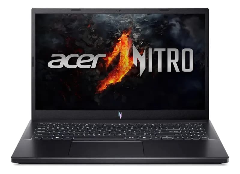 Notebook Gamer 15.6" Acer Nitro V 15 com Processador AMD Ryzen 7 7735HS Placa de Vídeo NVIDIA GeForce RTX 4050 de 6GB Memória RAM de 8GB DDR5 SSD de 512GB Tela