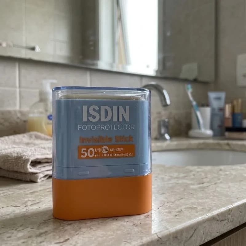 ISDIN Protetor Solar Facial em Bastão Invisible Stick FPS 50 - 10g