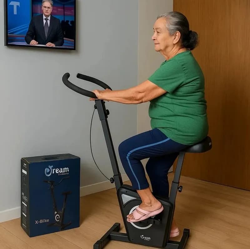 Dream Fitness EX 450 - Bicicleta Ergométrica Vertical, Chumbo, Único
