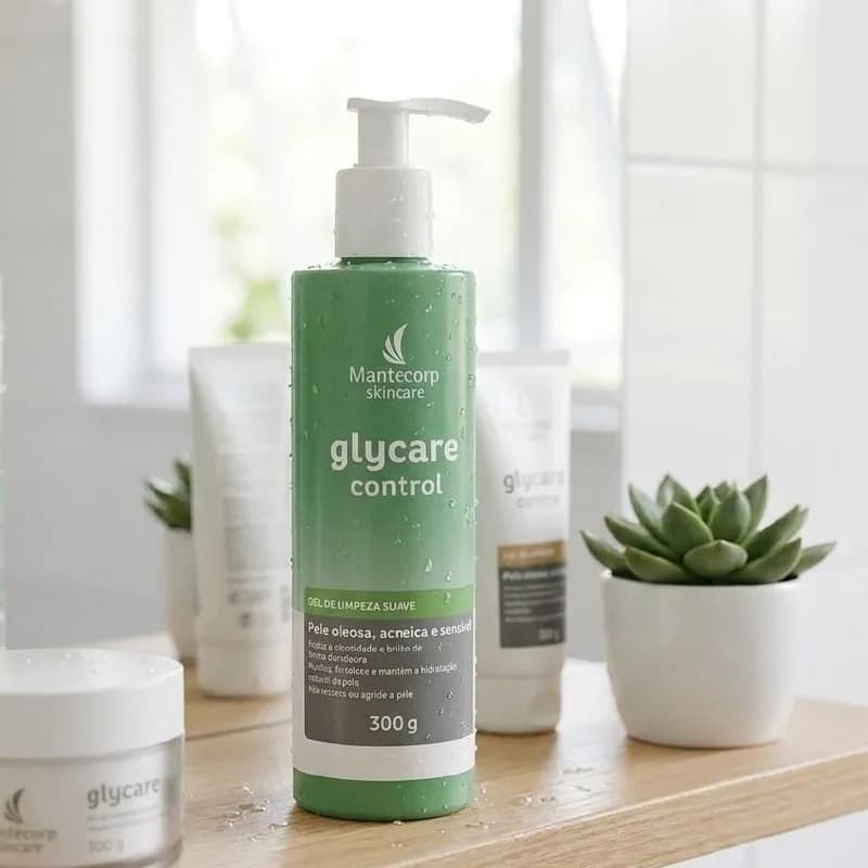 Gel de Limpeza Facial Glycare Control 300g Mantecorp