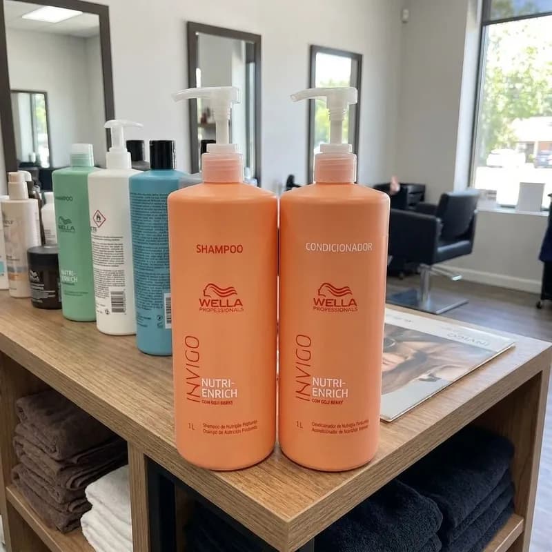 Kit Wella Invigo Nutri Enrich Shampoo e Condicionador 2 L