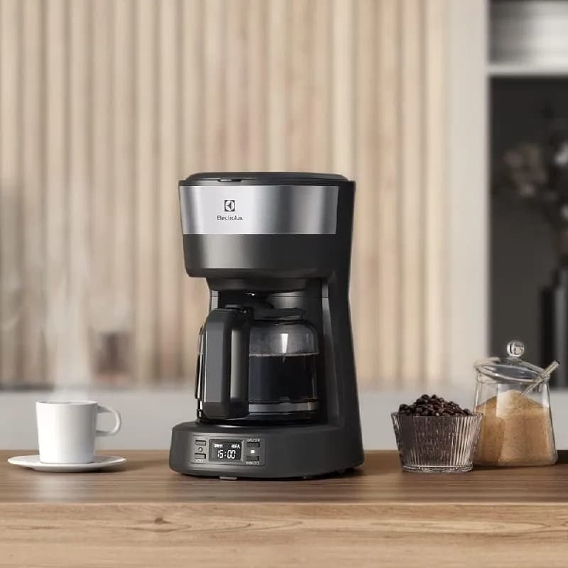 Cafeteira Elétrica Electrolux inox filtro permanente removivel 1,2L