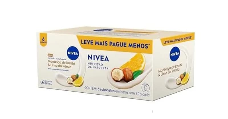 NIVEA Sabonete Vegetal Nutrição Da Natureza