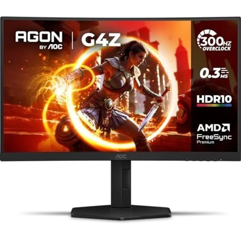 Monitor Gamer Curvo AOC AGON G4Z 27" 300Hz 0,3ms HDR10 Base Ajustável C27G4Z/P