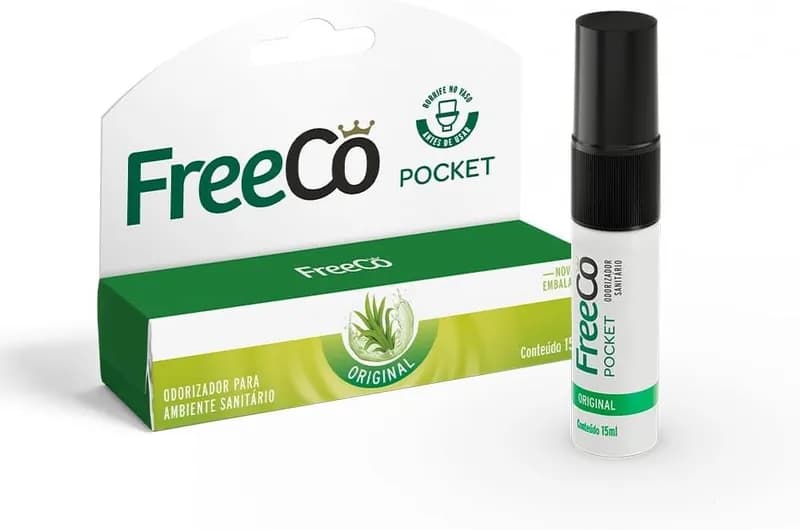Freecô Bloqueador De Odores Sanitários - Original Pocket 15ml