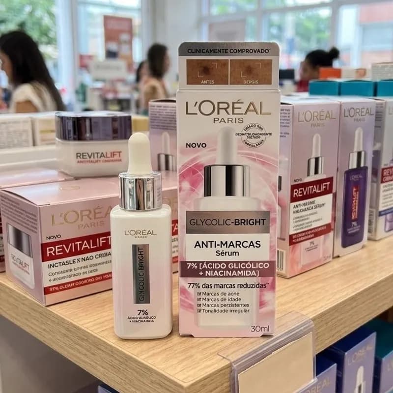 Glycolic Bright L'oréal Paris Sérum Facial Anti-marcas