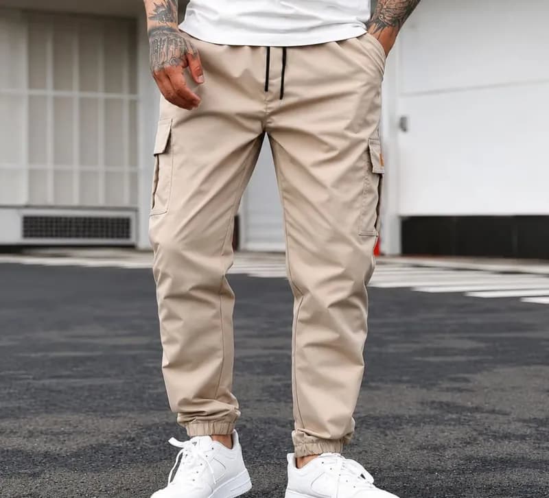 Calça Jogger Cargo Sarja