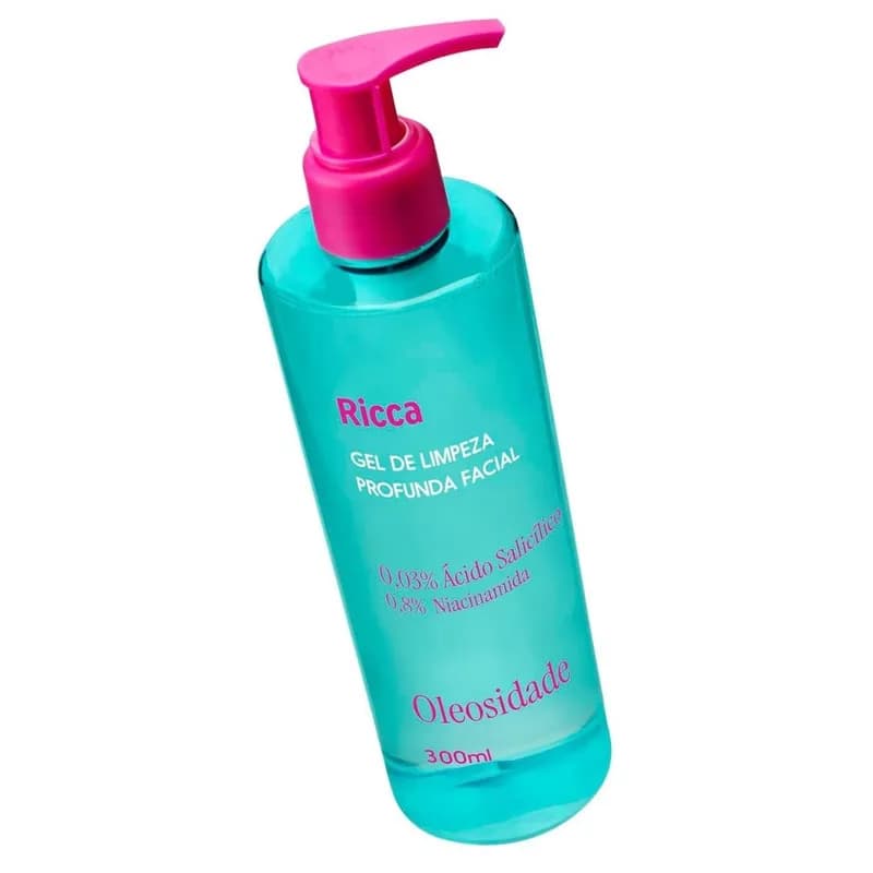 Gel de Limpeza Profunda Facial Ricca 300ml