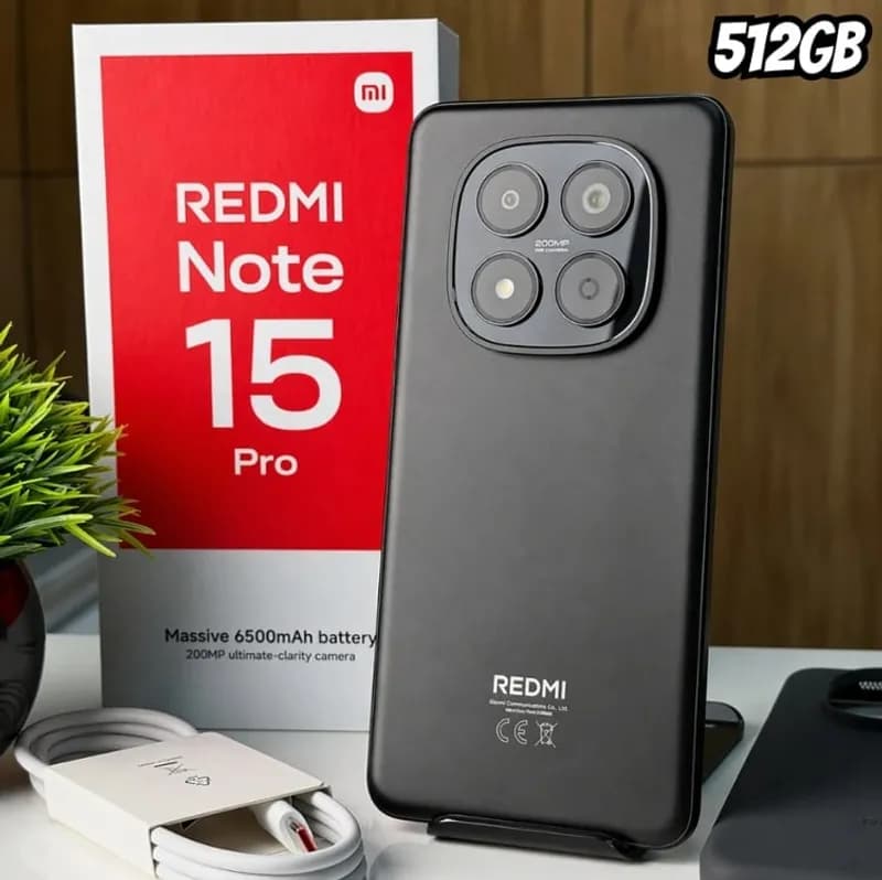 Smartphone Xiaomi Redmi Note 15 Pro 5g 512gb - 8gb Ram (preto)