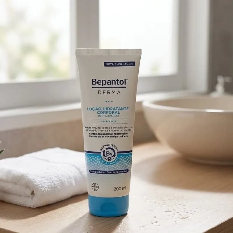 Bepantol Derma Hidratante Corporal Restaurador Loção para Pele Seca 200ml