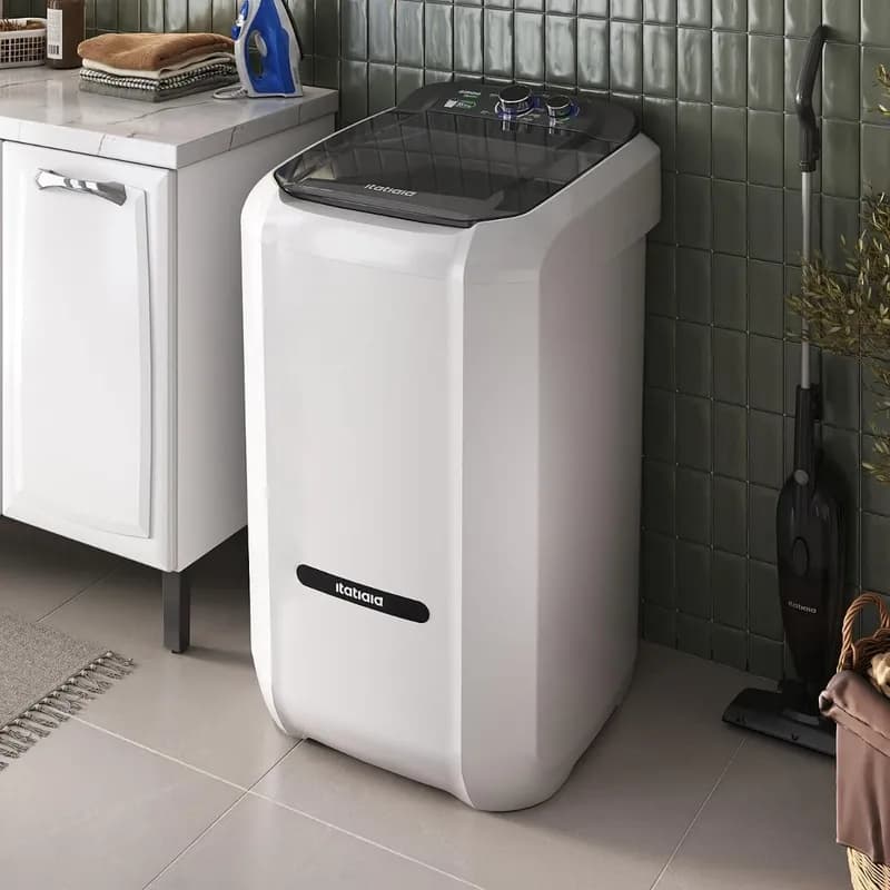 Lavadora Semiautomática Itatiaia 20,5kg com Batedor Turbo e Filtro de Fiapos Branca 127V
