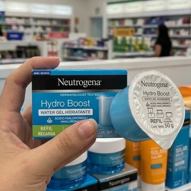 Hidratante Facial Neutrogena Hydro Boost Water Gel, Refil, 50g