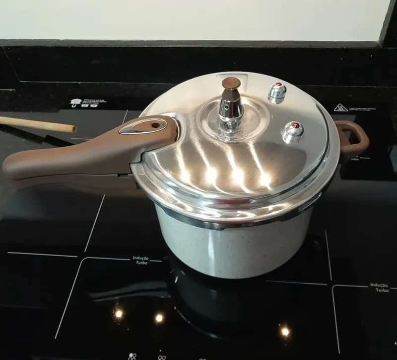 Panela de Pressão Vitrex Ceramic 4,2L Cinza