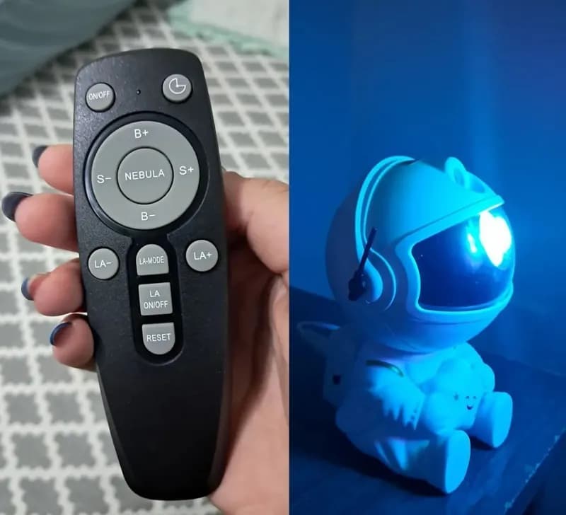 Mini Astronauta Projetor Galáxia