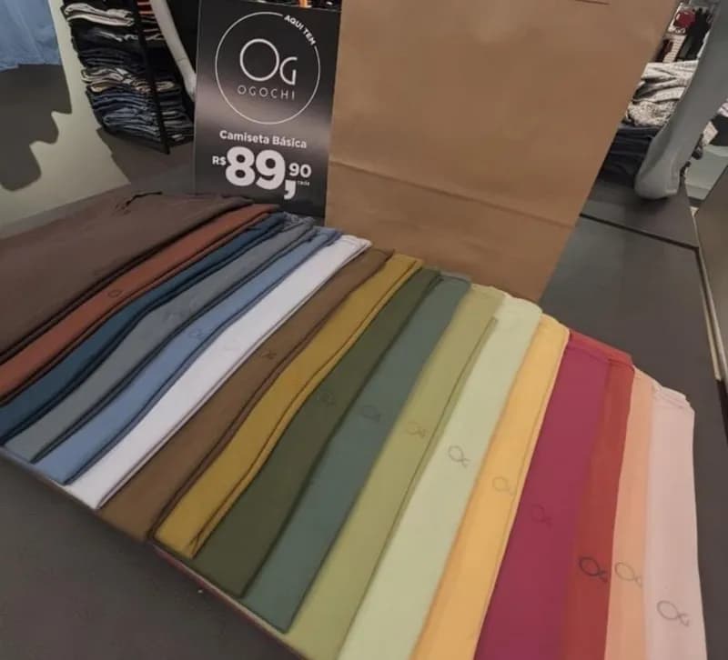 Camiseta Básica Slim Ogochi