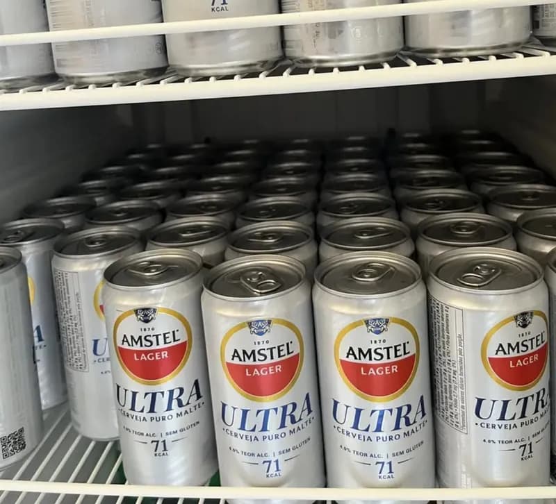 Cerveja Amstel Ultra Sem Glúten Lata 269ml - 12 Un