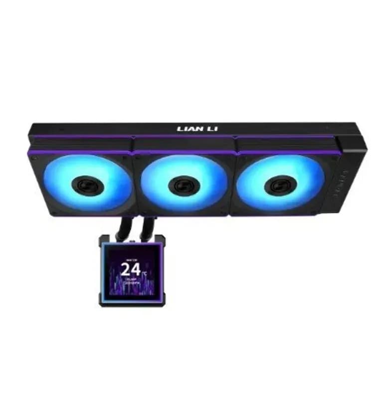 Water Cooler Hydroshift II LCD-S RGB Tela 3,4 Preto Lian Li