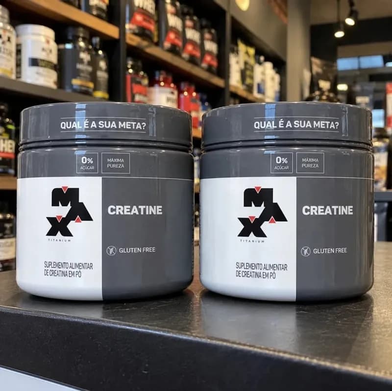 Kit 2x Creatina 300g Max Titanium