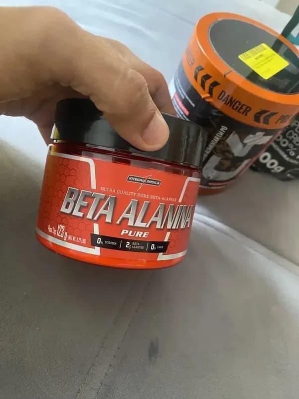Beta Alanina Pura em Pó 123g Integralmedica