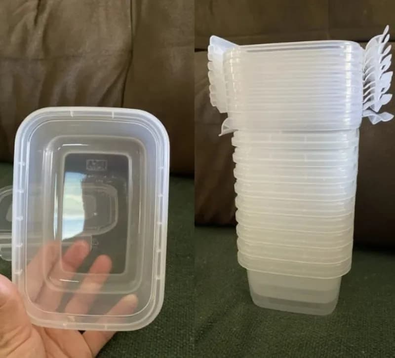 Kit 10 Potes 750ml Herméticos Marmita Reutilizável