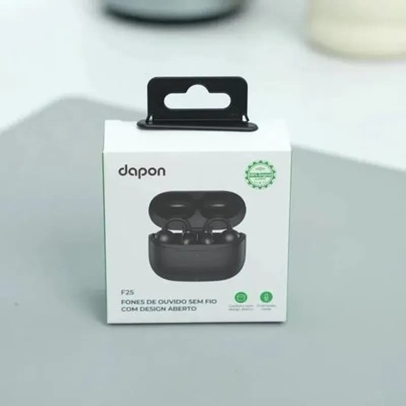 Fone Open Ear Dapon DPF25 Bluetooth 6.0 Sem Fio com Microfone