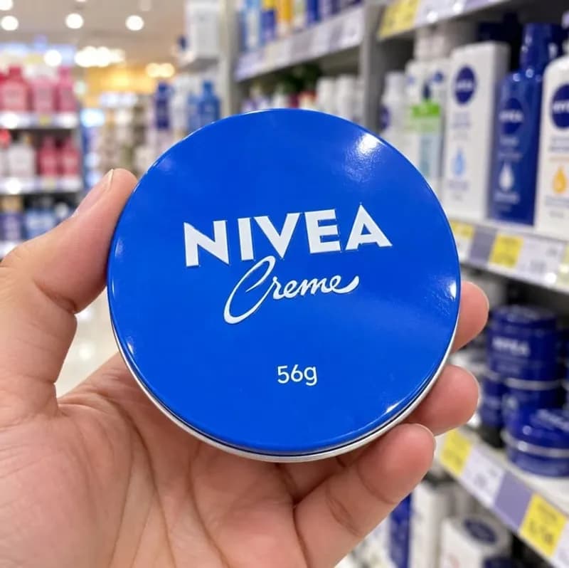 Nivea Creme Hidratante Lata 56g, Hidratação Profunda 24h, Corporal, Uso Diário, Multibenefícios, Todas As Peles