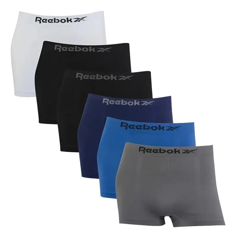 Kit 6 Cuecas Boxer Reebok