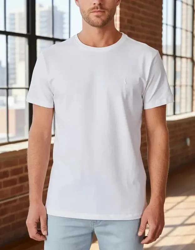 Camiseta Básica Reserva 100% Algodão