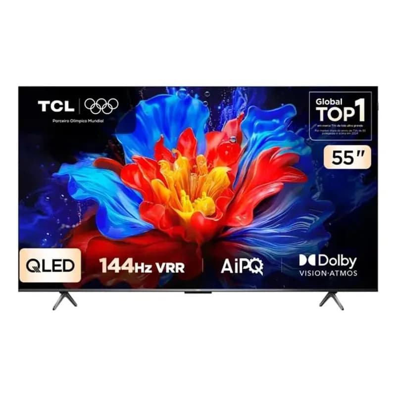 Smart TV TCL 55 Polegadas QLED 4K P8K