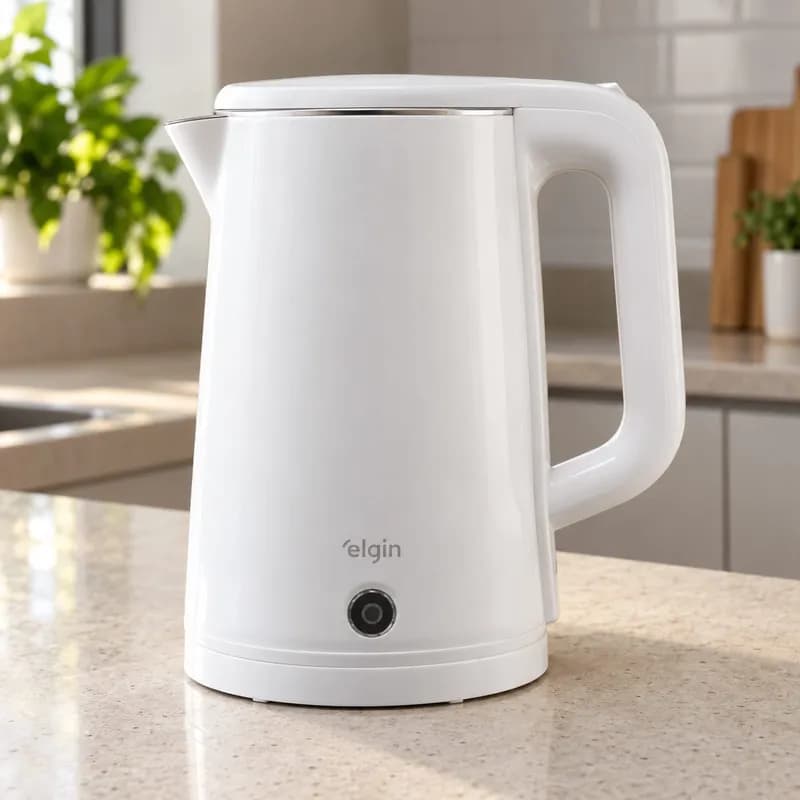 Chaleira Elétrica Elgin Slim Branca 127V 1,8 Litros 1.200W