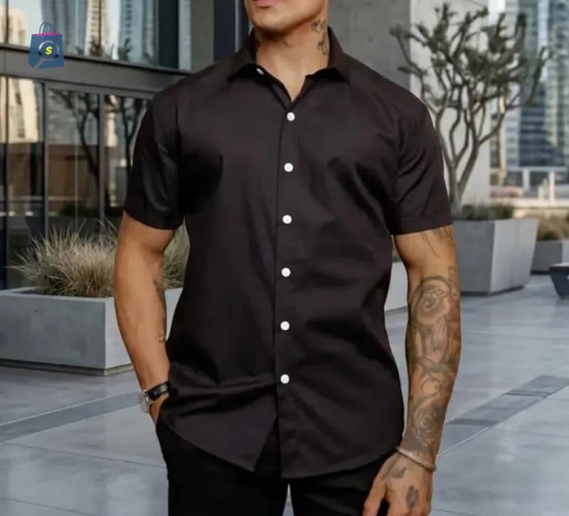 Camisa Social Gola Italiana
