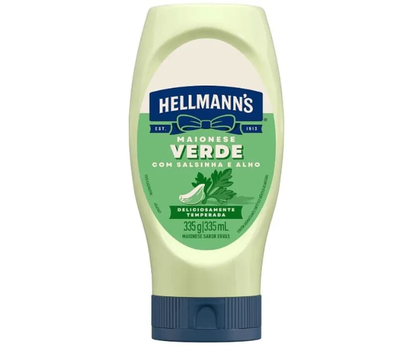 Hellmann's Maionese Verde Squeeze 335g