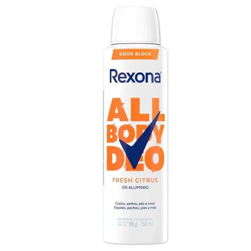 Desodorante Corporal Aerossol Rexona All Body Fresh Citrus