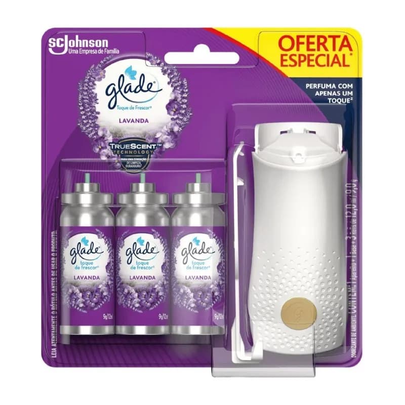 Glade Aromatizador Toque de Frescor Spray Lavanda
