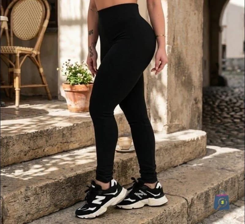 Calça Legging Leg Zero Transparência Cintura Alta Academia