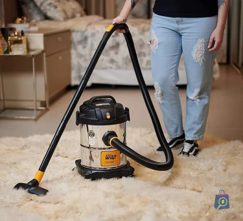 Aspirador de Pó e Água Barril 12L com Filtro Lavável 1400W 127V