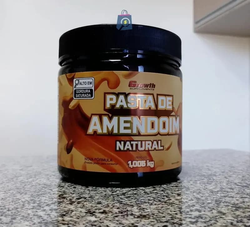 Pasta de Amendoim Integral Torrado 1kg Growth Supplements
